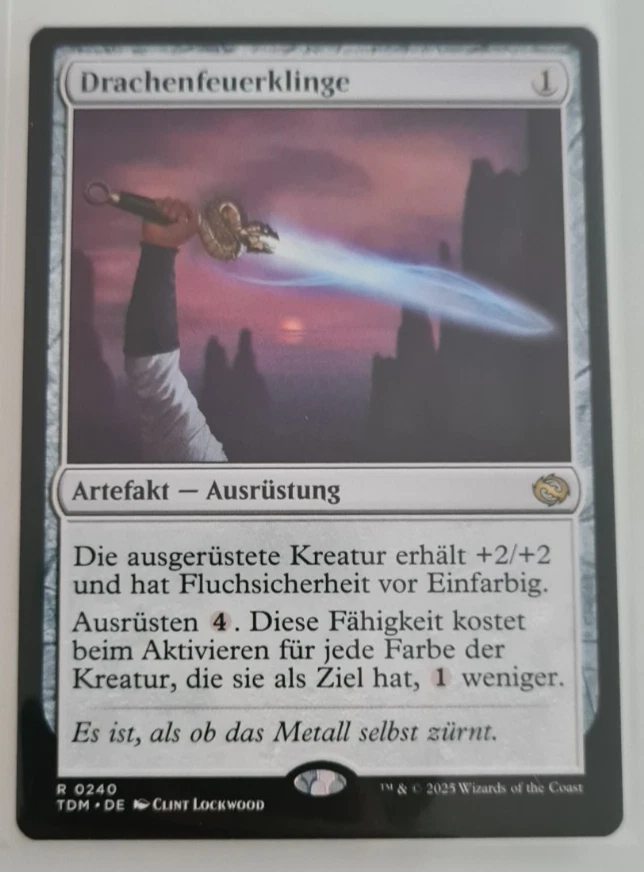 Drachenfeuerklinge / Dragonfire Blade (MTG deutsch) - Bild 2 von 2