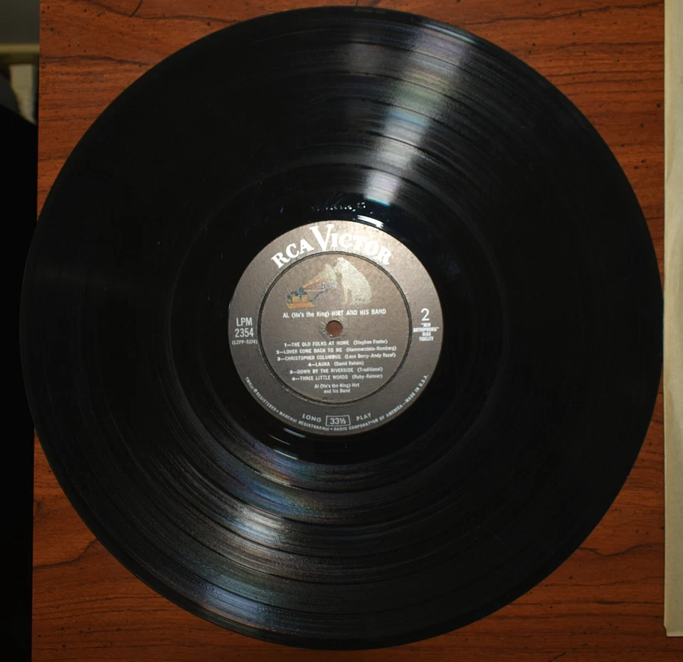 Vintage Al He's The King Hirt and His Band Vinyl Record Album LP RCA Victor LPM Foto 4 de 4