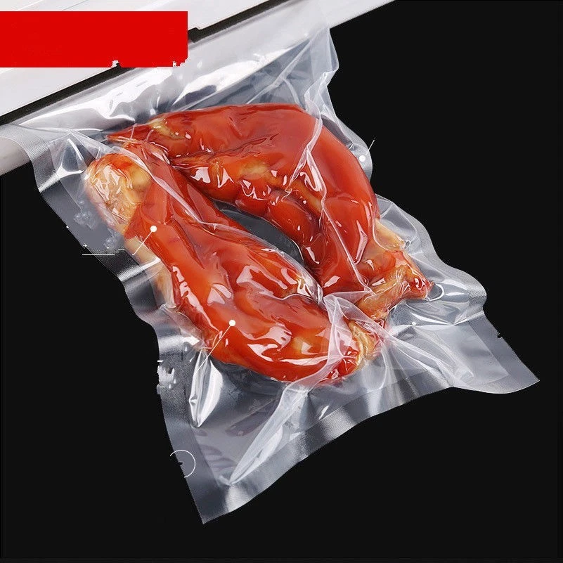 50x Food Vacuum Heat Sealer Bag Non-embossed Pouches Butcher Meat Bag  Safety Set