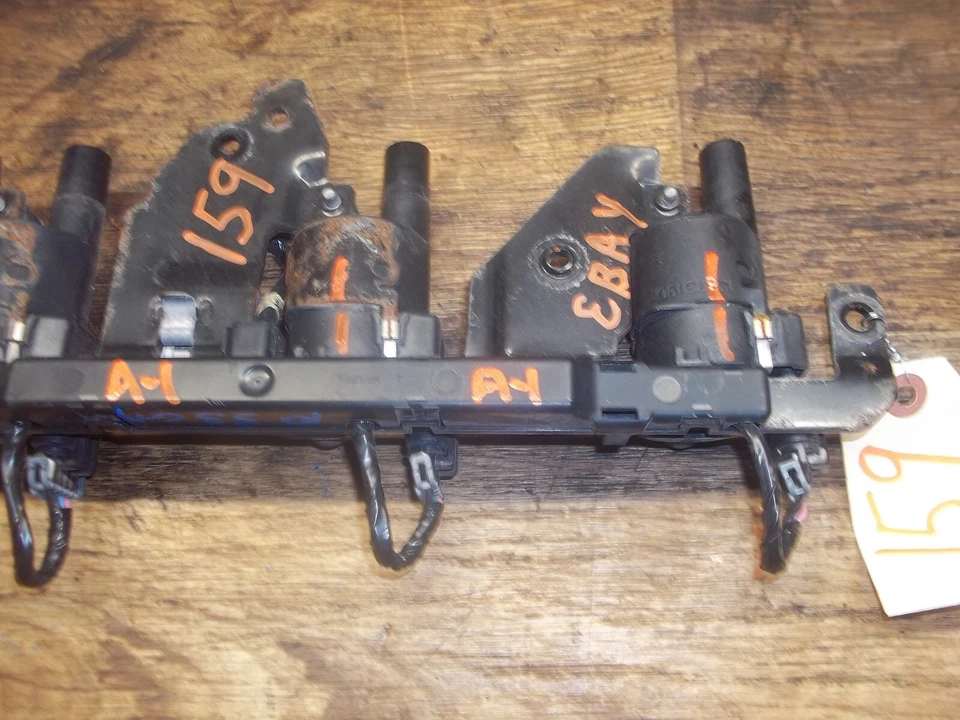 Juego de 4 bobinas de encendido escalade tahoe yukon 2007-2014 forma redonda riel de encendido Foto 3 de 4