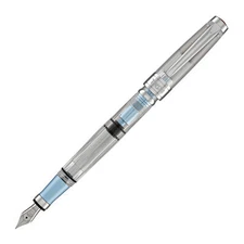 TWSBI Diamond 580AL Fountain Pen in Iceberg Blue - Broad Point - NEW in Box