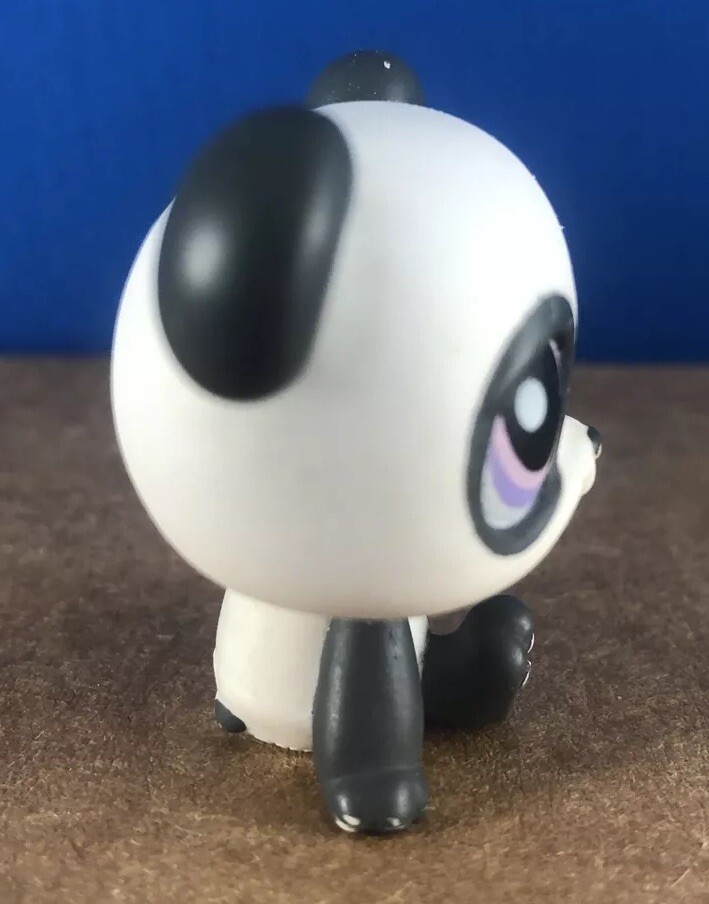 Littlest Pet Shop LPS #89 Panda Bear Purple Eyes RARE 2006