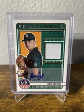 JAMIE BROOKES 2023 PANINI STARS & STRIPES WORLD CUP GAME JERSEY AUTO /72