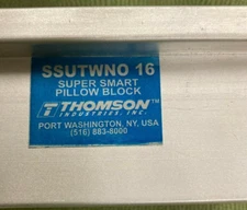 Thomson SSUTWNO 16 Super Smart Twin Pillow Block Ball Bearing, Open, Shaft: 1.0"