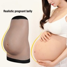 Silicone Pregnant Belly 9 Months Artificial Fake Pregnant Belly Lifelike Skin
