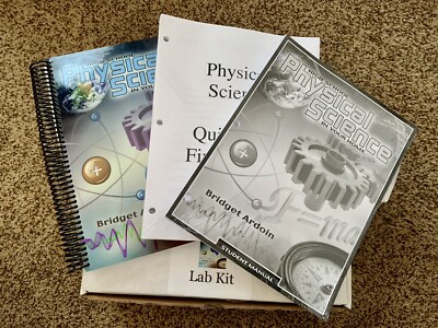 NEW High school chemistry In your home, Book + Supplement Materials + Lab Kit
