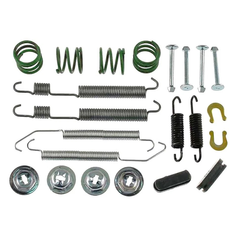 后刹车鼓和刹车鞋五金弹簧套件适用于 1991 - 1993 五十铃手写笔 — 第 2/4 张图片