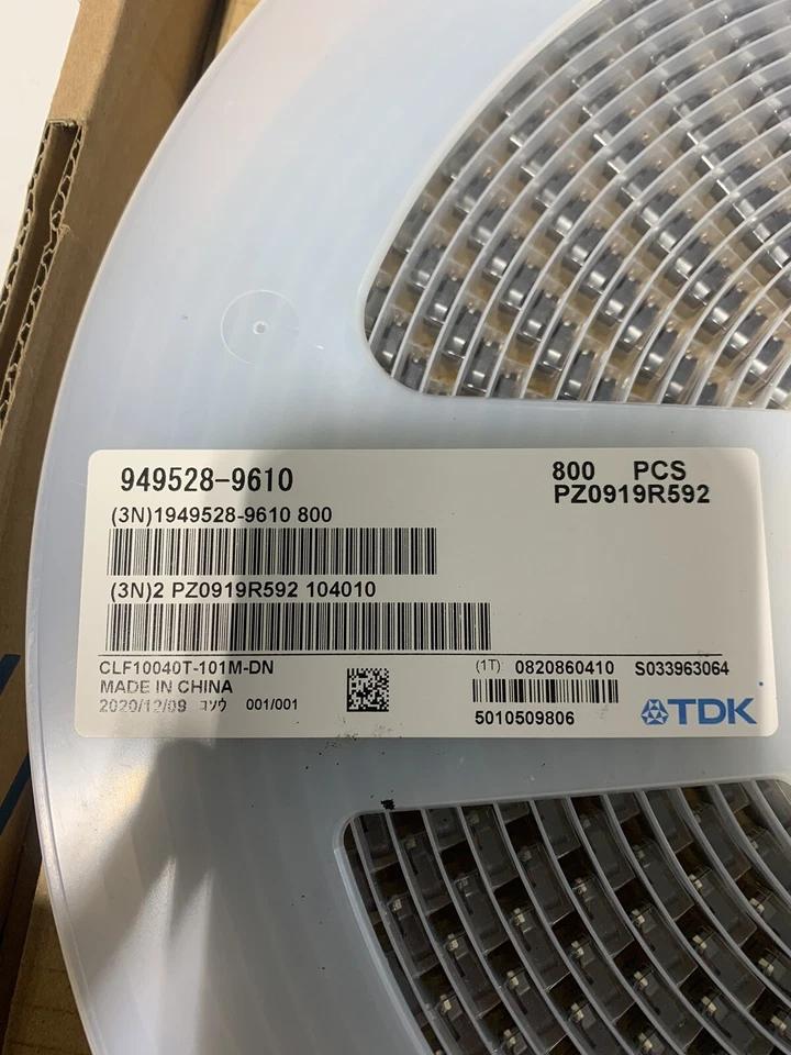 800 Quantität TDK CLF10040T-101M-D/CLF10040T-101M-DN Leistungsinduktor 100uH - Bild 4 von 4
