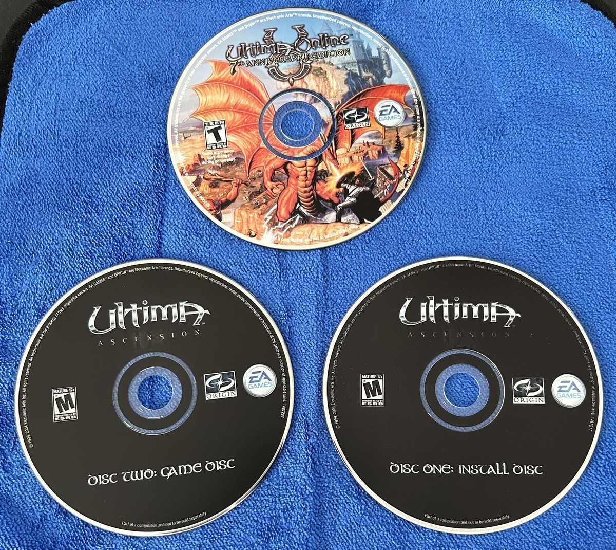 Ultima Online 7th Anniversary Edition (PC, 2004) - DISCS
