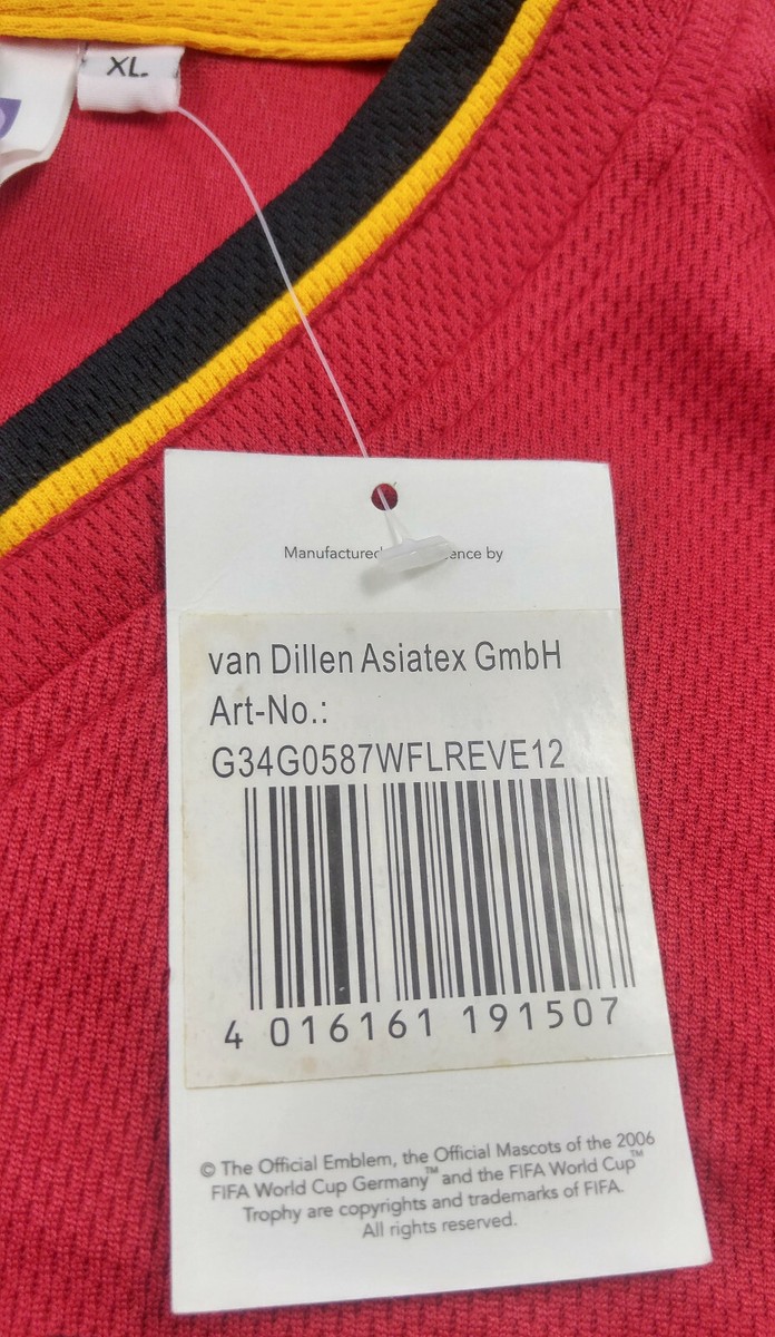 New Official FIFA World Cup 2006 GERMANY Deutschland Jersey New Official FIFA World Cup 2006 GERMANY Deutschland Jersey