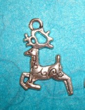 Pendant Deer Charm Buck Charm Reindeer Charm Chirstmas Charm Antlers Charm Santa