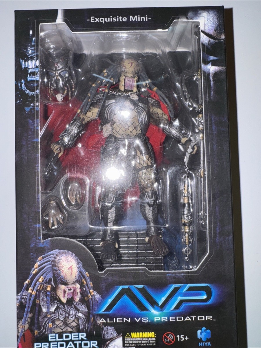 Hiya Toys AvP ELDER PREDATOR (with Cape) Alien vs. Predator 1:18