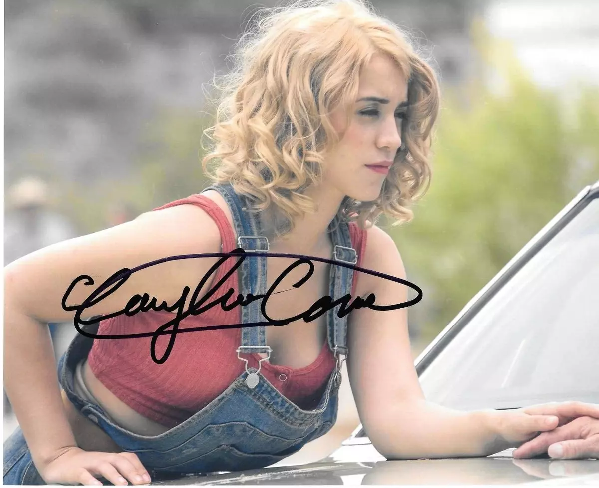 * CAYLEE COWAN * signed 8x10 photo * FRANK AND PENELOPE * 1