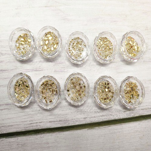 300pcs 5Sizes Sparkle Mini Flatback For Nail Decoration Water Drop Shaped Zircon - Picture 2 of 23