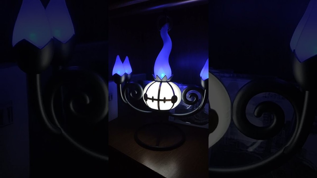 Pokemon Center Limited Chandelure LED Light Pocket Monster flicker
