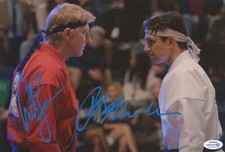 William Zabka & Ralph Macchio "Cobra Kai" AUTOGRAPHS Signed 8x12 Photo B ACOA