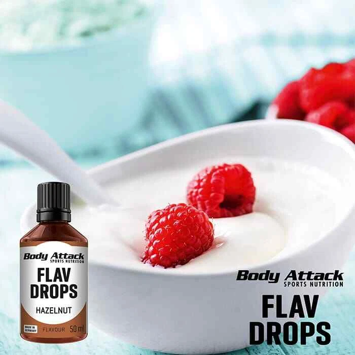 Body Attack Flav Drops 50ml 97,80 €/1l flüssige Aromen Flavor Fitness - Bild 3 von 3