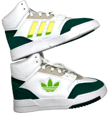 Adidas Originals Drop Step XL Shoes Men's Size 8.5  White Green GZ1574