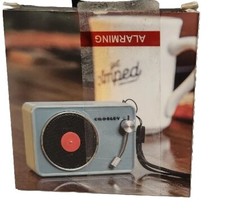 NEW IN BOX Crosley Mini Turntable Bluetooth Speaker With USB Charging Tourmaline