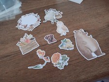 6X PAPER DIE CUTS FOR SCRAPBOOKING/JOURNALS MIXED PD188 