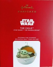 Hallmark 2020 Star Wars Mandalorian The Child -Baby Yoda Keepsake Ornament MIB