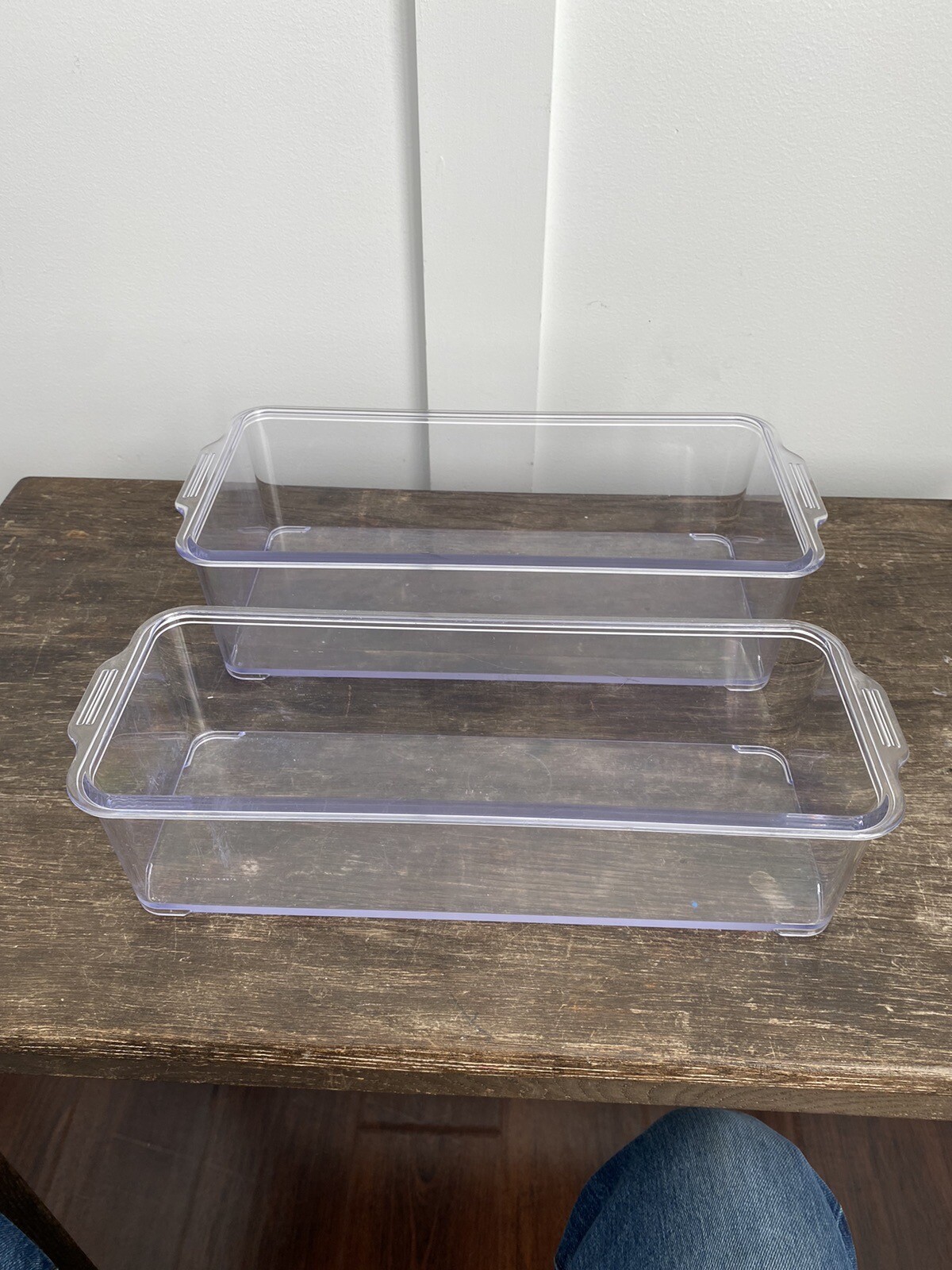 2 Piece KitchenAid Refrigerator Door Bin KRSC503ESS01 W10316457 Large