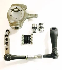 CHEVY 10 BOLT COMPLETE 1-TON CROSSOVER HIGH STEER KIT-W/ KNUCKLE, BALL JOINT
