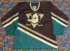 Authentic Vintage CCM NHL Anaheim Mighty Ducks Hockey Jersey