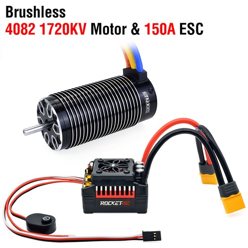 Rocket-RC 1250 Brushless Motor 120A 150A ESC Combo for 1/8 RC Monster Truck Car - Picture 19 of 35