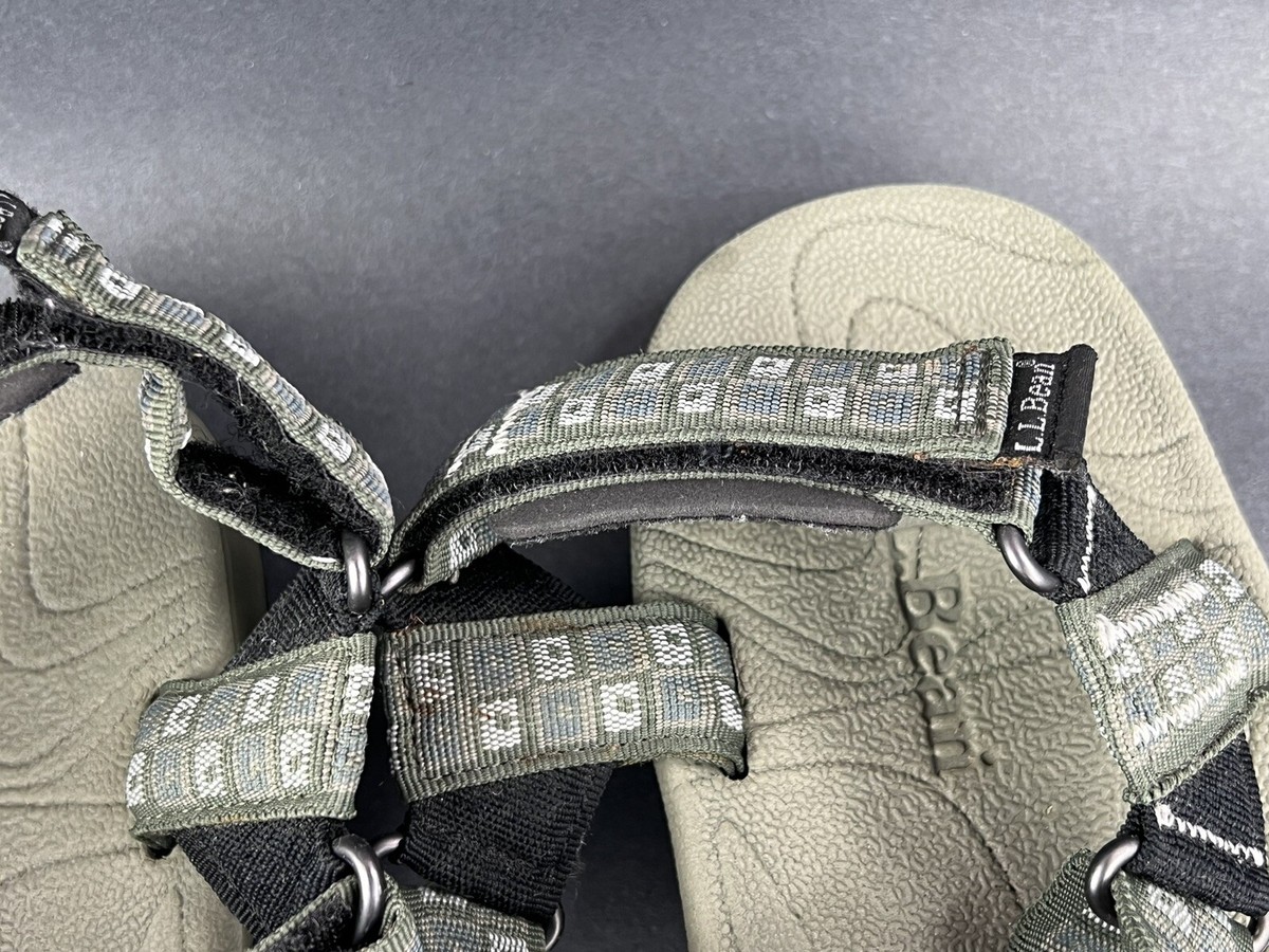L L Bean Fisherman Sandals Mens 11 Beach Fish Hike Walk Gray Outdoors Athleisure L.L. Bean Strappy Sandals Athletic Men 11 Fisherman Style  main image 2