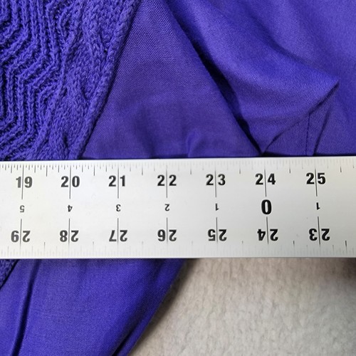 Vtg Purple Deadstock Grandmacore Ribbed Knit Side Effects Womens Sweater Size M - Picture 10 of 21