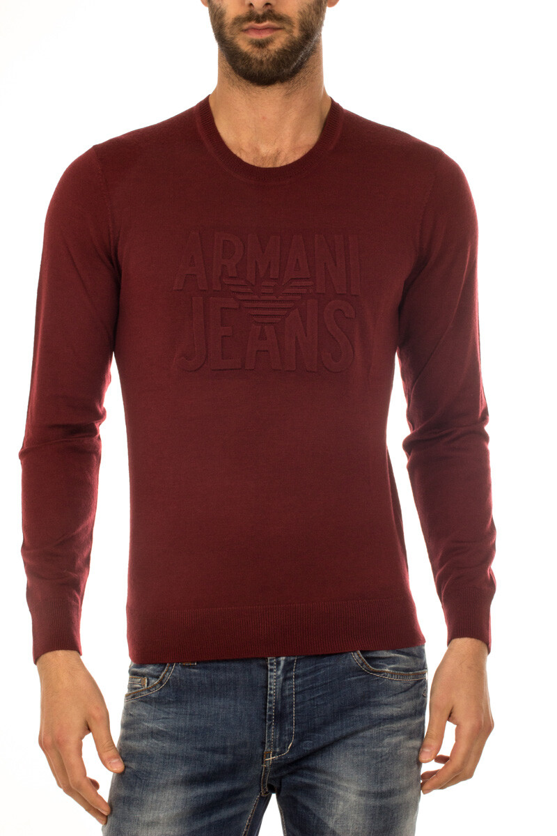 Свитер Armani Jeans AJ пуловер мужской Бордо 6X6MC76M06Z 1492 SzM ВЫГОДНОЕ ПРЕДЛОЖЕНИЕ 58490₽