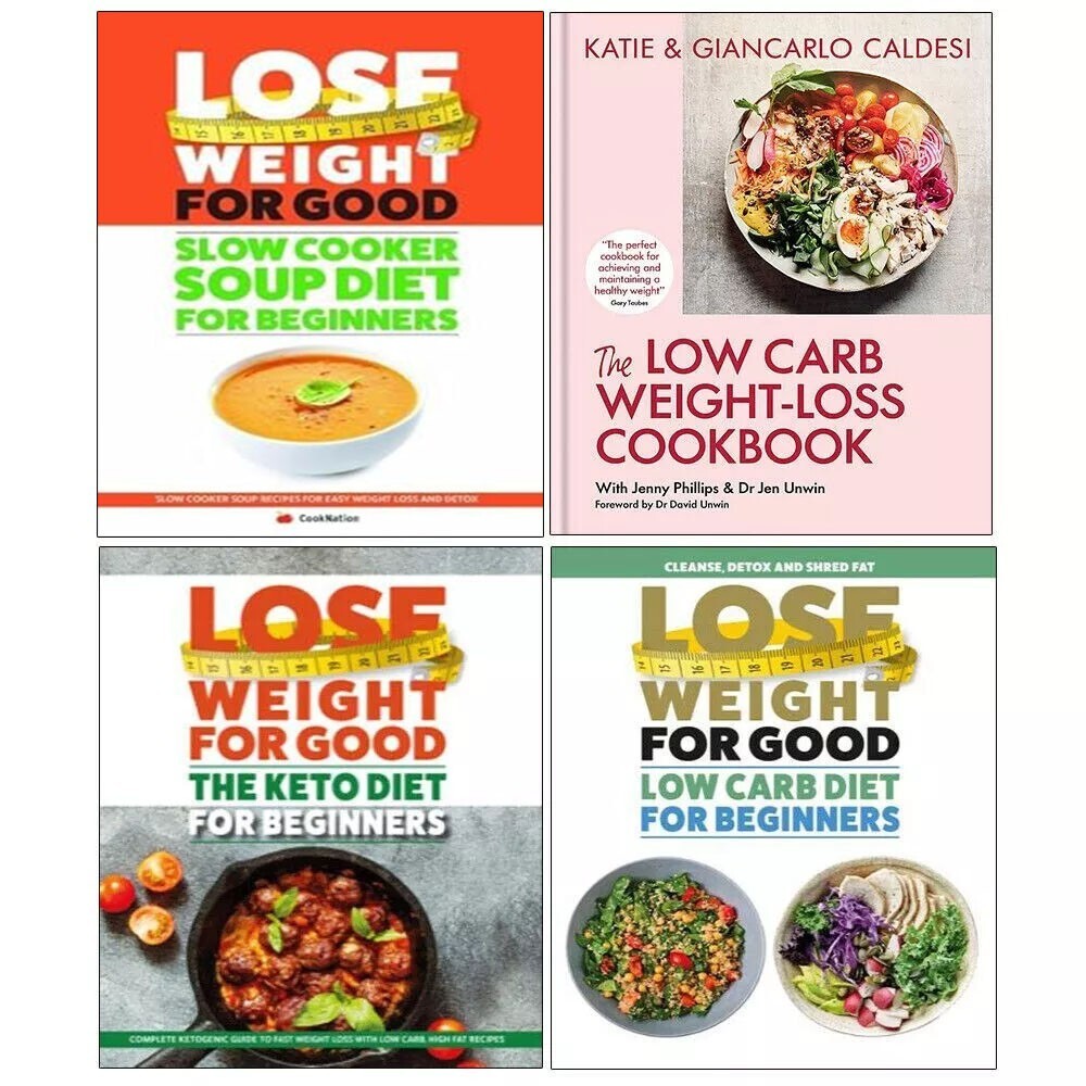 The Low Carb, Slow Cooker Soup, Keto Diet & Low Carb Diet 4 Books Collection Set