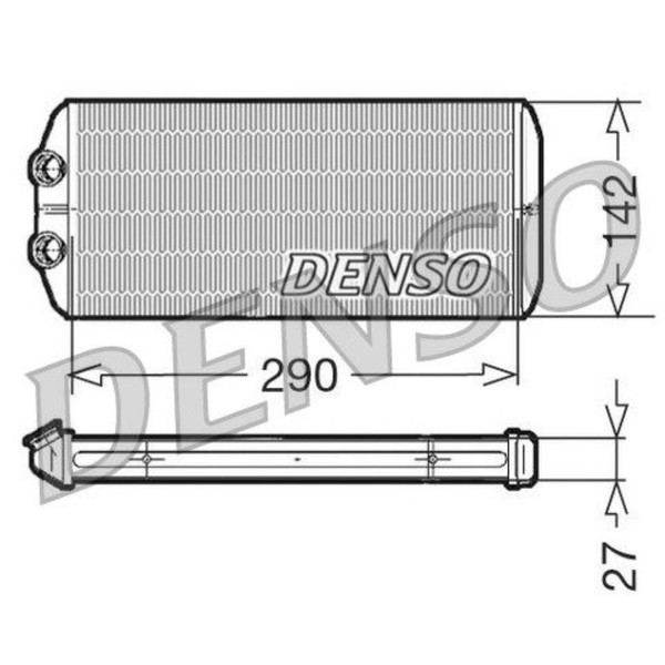 Denso WäRmetauscher Innenraumheizung Aluminium FüR CitroëN Xsara Picasso-image