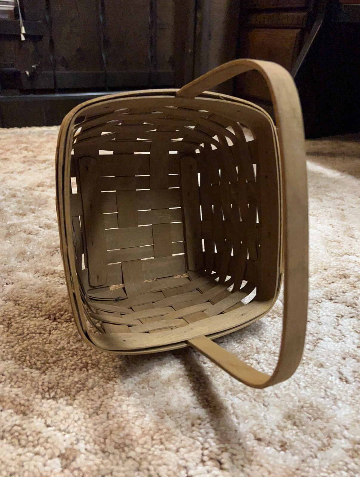 Longaberger Large Berry Basket Dated 1985 eBay