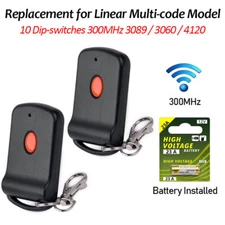 Multi-Code 3089 308911 Gate Garage Door Opener 300MHz Remote Control
