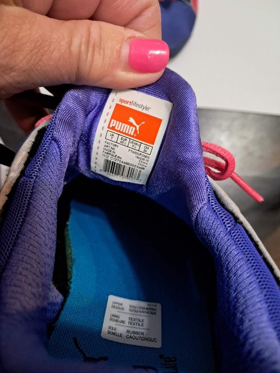 13点 Puma womens sneaker purple/pink size 9.5 | eBay