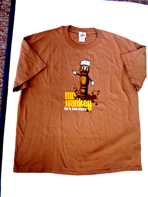 New Vintage South Park T-shirt Mr Hankey he's so nutty Brown size XL 100% Cotton