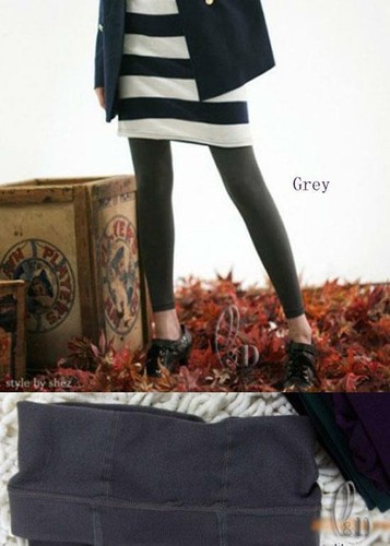 AU SELLER Warm Fleece Thick Ankle Tights Footless Pantyhose hos069 - Picture 4 of 15