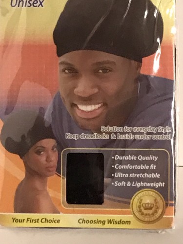 Gorra Medias Rastas - Negra, Ajuste Cómodo, Elástica, Súper Elástica B7 - Imagen 4 de 5