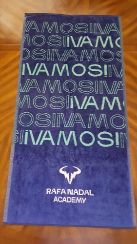 RAFAEL NADAL TENNIS TOWEL BLUE 20x40 - Picture 2 of 14