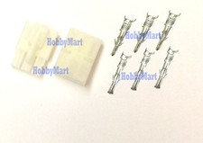 TAMIYA 3-Pin RC Battery Connector Male Female Plug, Crimp Contact Terminals x 10