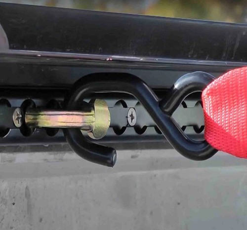 Heavy Duty 2x 1M Anchor Track Tie Down Point Rail + 6x Double Stud Fitting - Picture 9 of 9