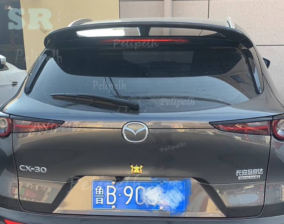 Fit For Mazda CX-30 2020-2025 Real Carbon Fiber Rear Spoiler Tail