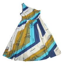 NWT J.Crew One-Shoulder Midi in Ratti® Sail Away Print Cotton Midi Dress 12