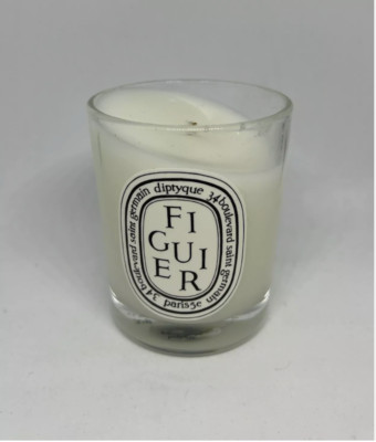 Diptyque Figuier Scented Candle 2.4oz *Melted Wax* As Pictured No Box
