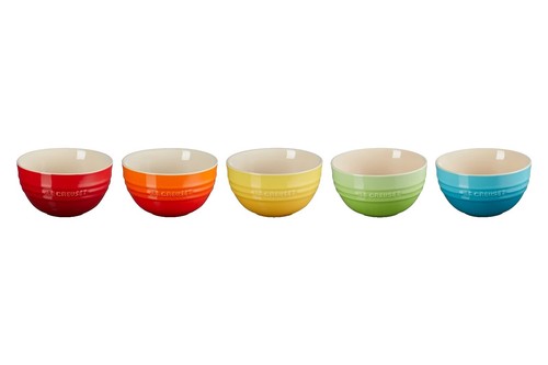 Le Creuset Small Rice Bowls Multicolor 300ml Set of 5 Stoneware | eBay