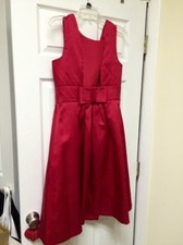 Alfred Sung D660 Dress Red Flame Size 12