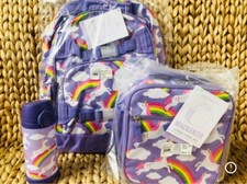 Pottery Barn Kids Large Backpack Purple Unico...