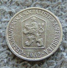 Münzen, eine Münze über 1 KORUNA, 1962 Jahr!!! Tschechoslowakei !!!